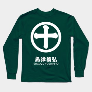 Shimazu Yoshihiro Crest with Name Long Sleeve T-Shirt